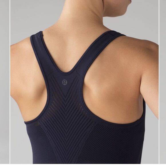 LULULEMON | Midnight Navy Reveal Racerback Tank Top Women’s Size 6 - Picture 2 of 11